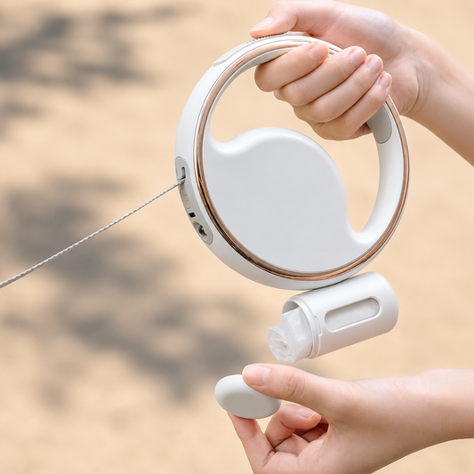 Automatic Lighting Telescopic Dog Leash